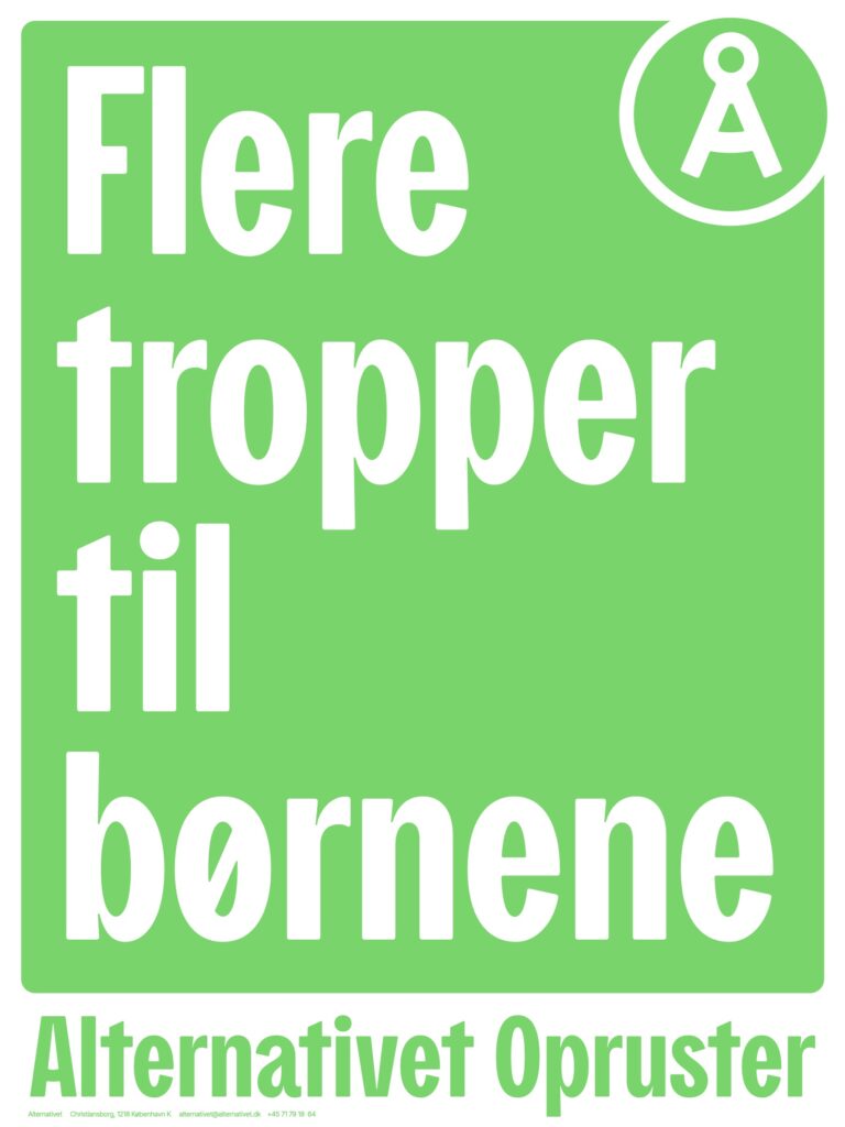 Flere tropper til børnene