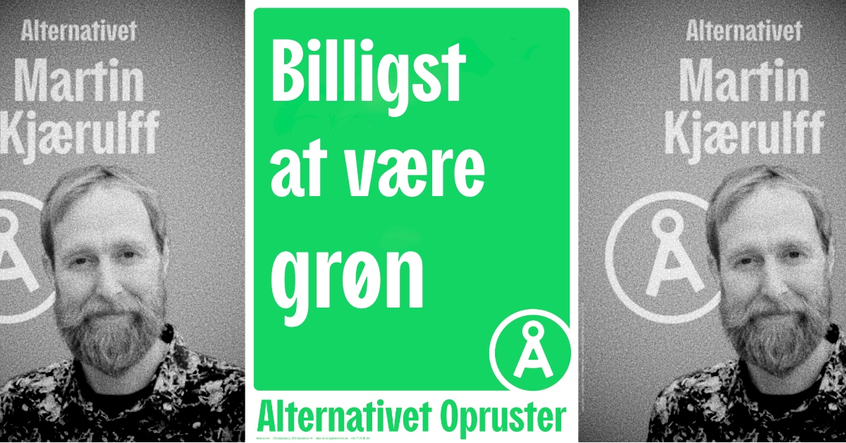 Billigst at være grøn